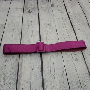 Vintage 80s 90s Barbiecore Hot Pink Polka Dot Retro Fabric Belt